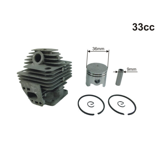 120620_2 33CC STRIMMER 36MM CG330 CG330A CG330B CG330K 1E36F 1E36F-2 Cylinder & Piston Kit