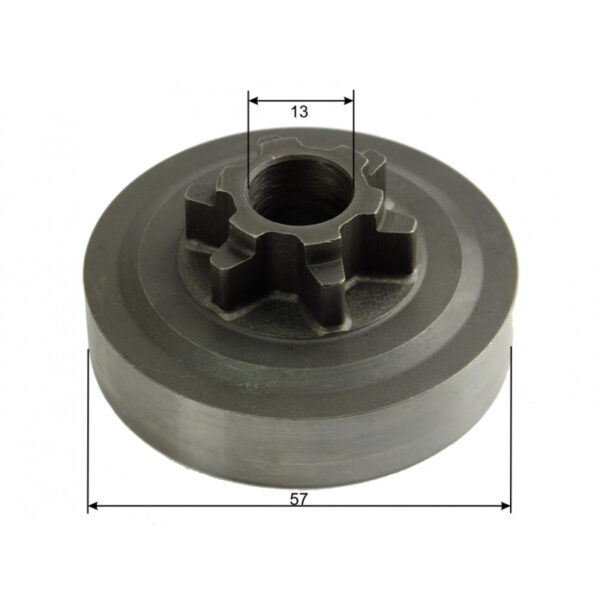 2500 25CC TIMBERPRO KOMATSU/ZENOAH LAWNFLITE CARLTON PAINIER Chainsaw 3/8" 6T Clutch Drum