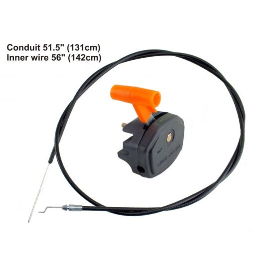 Lawnmower Universal 56" Throttle Cable & Lever