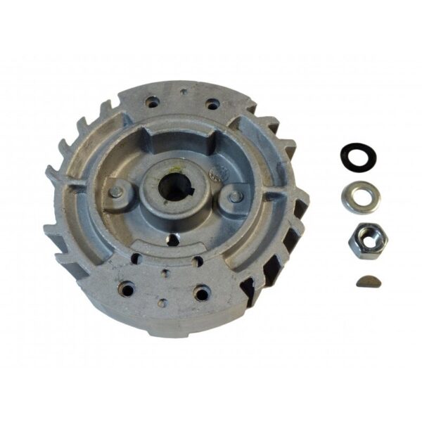 OLEO-MAC GSH 400 Chainsaw Flywheel With Nut, Washers & Woodruff Key
