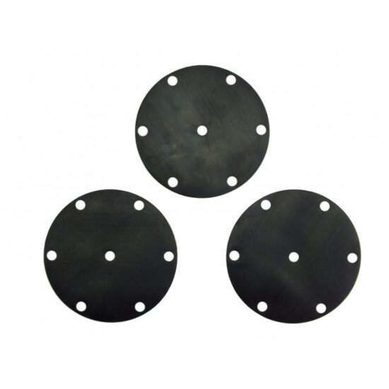 850400.jpg 3X RENAULT 4CV Fuel / Petrol Pump Diaphragm / Membrane Set